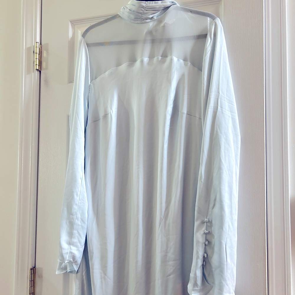 Meshki Gown Powder Blue3x- NWT